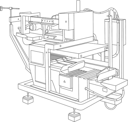 Bag applicator for rotary packers