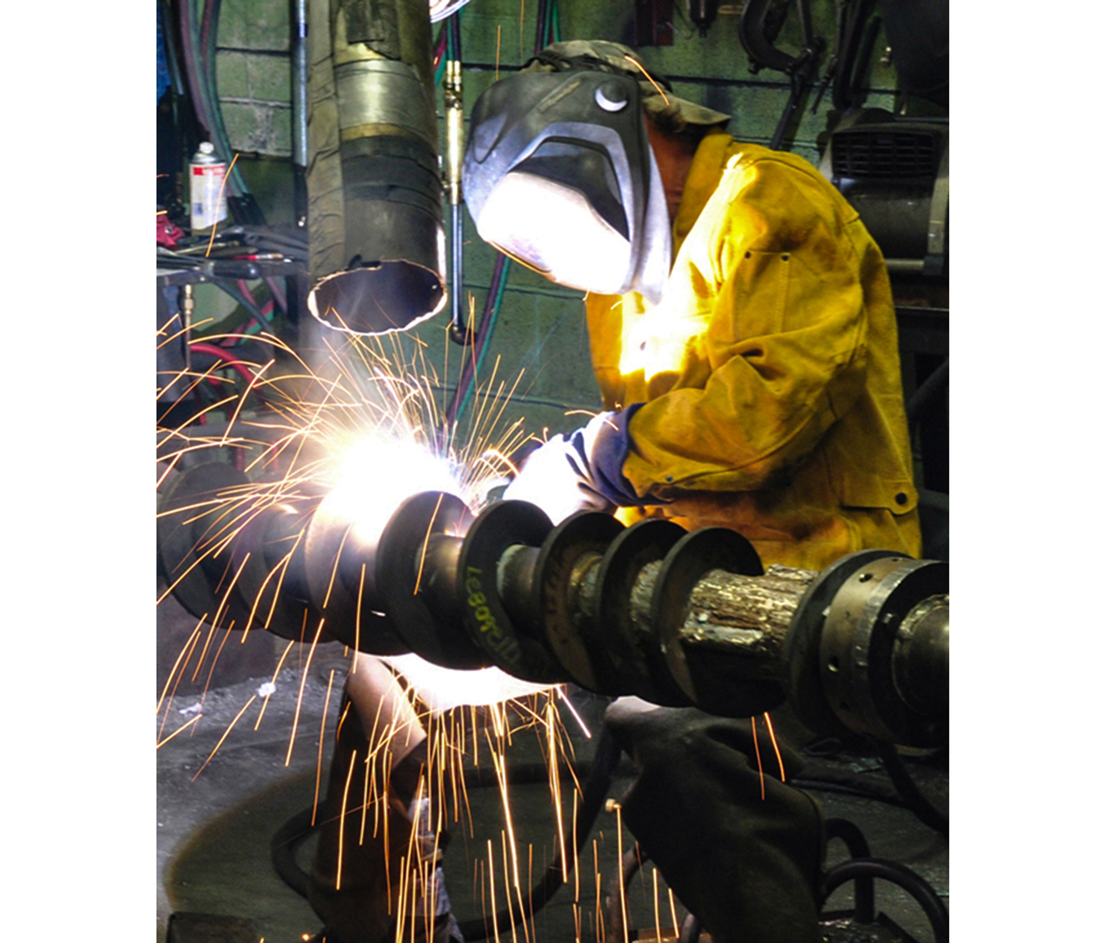Fuller-Kinyon pump screw welding