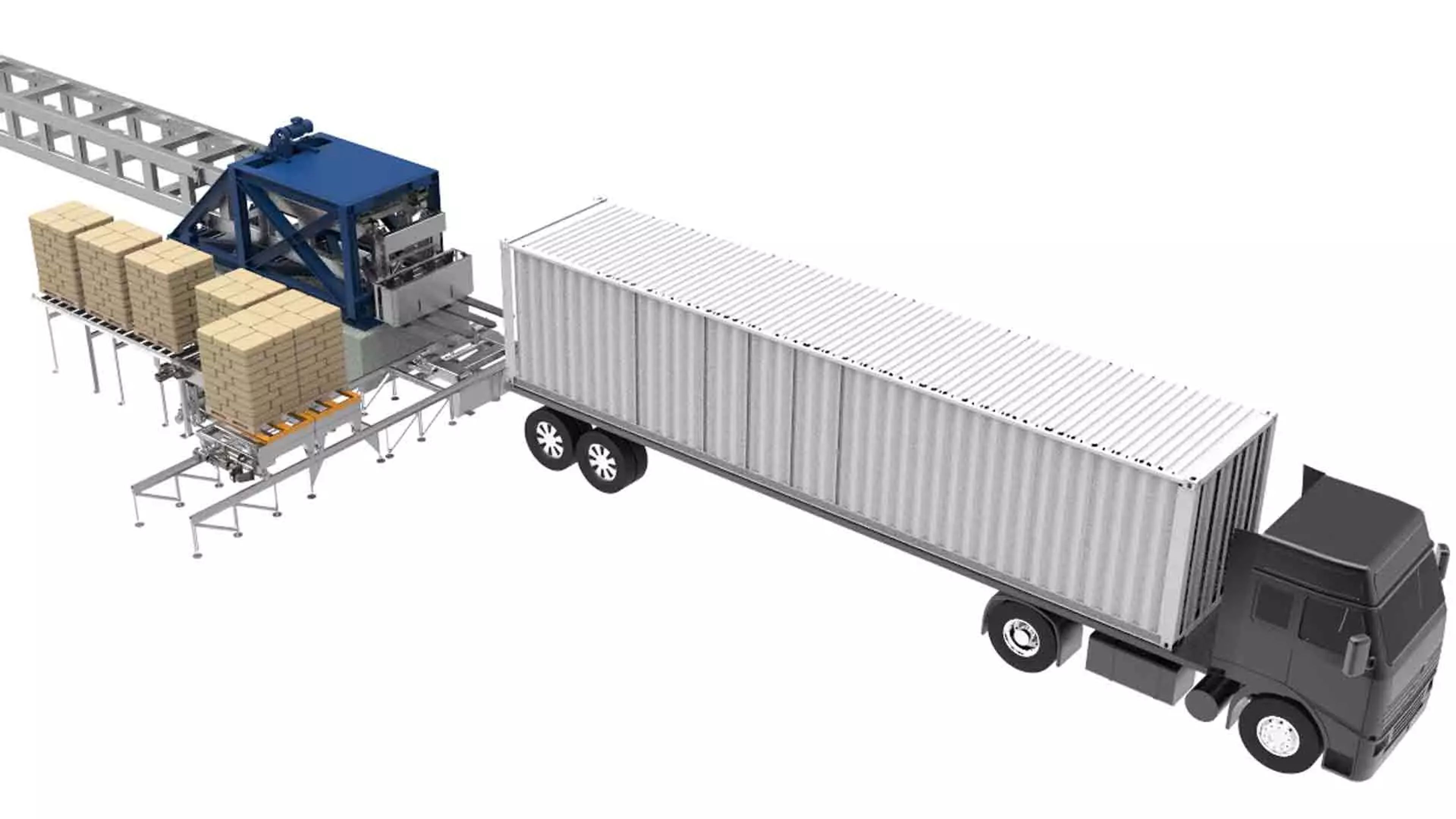 Ventomatic® FFL-4C automatic loader for closed truck and containers